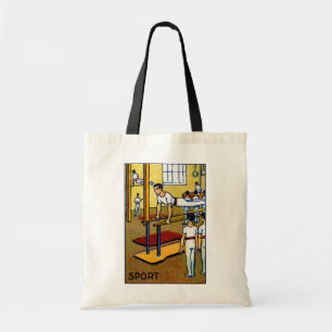 1910 Men's Gymnastics Tote Bag