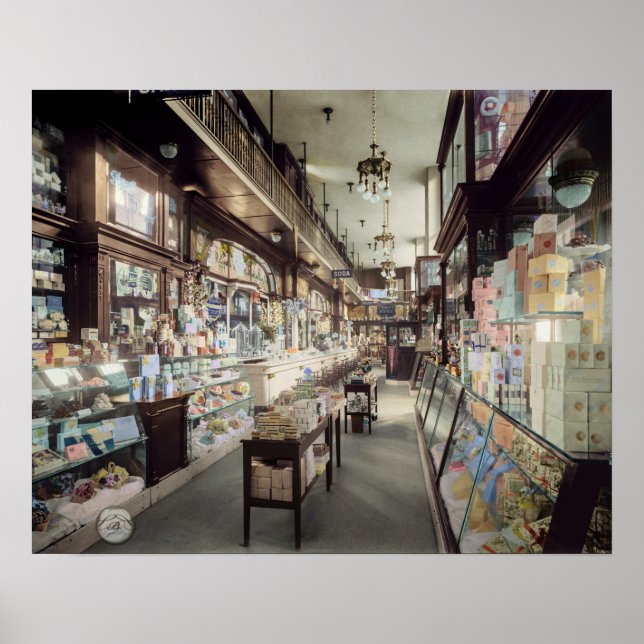 1910 Pharmacy - Pennsylvania Station, New York Poster (Front)