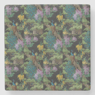 1910 Vintage Wallpaper The Cedar Tree Stone Coaster