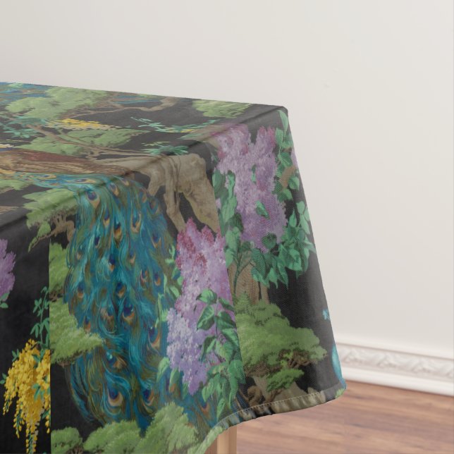 1910 Vintage Wallpaper The Cedar Tree Tablecloth (In Situ)