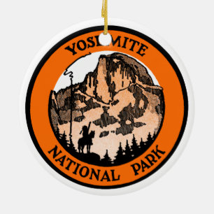 1910 Yosemite National Park Ceramic Ornament