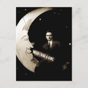 1910 Young Man's Wish Postcard