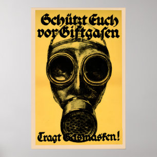1910s German advertisement Poster Protect yourself