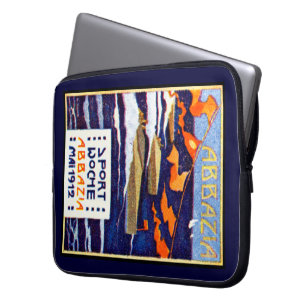 1912 Abbazia Speed Boat Races Laptop Sleeve