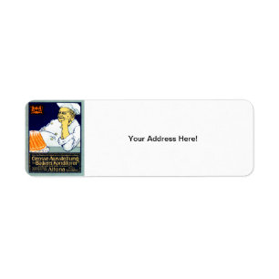 1912 Bakery + Confectionery Exhibition Return Address Label