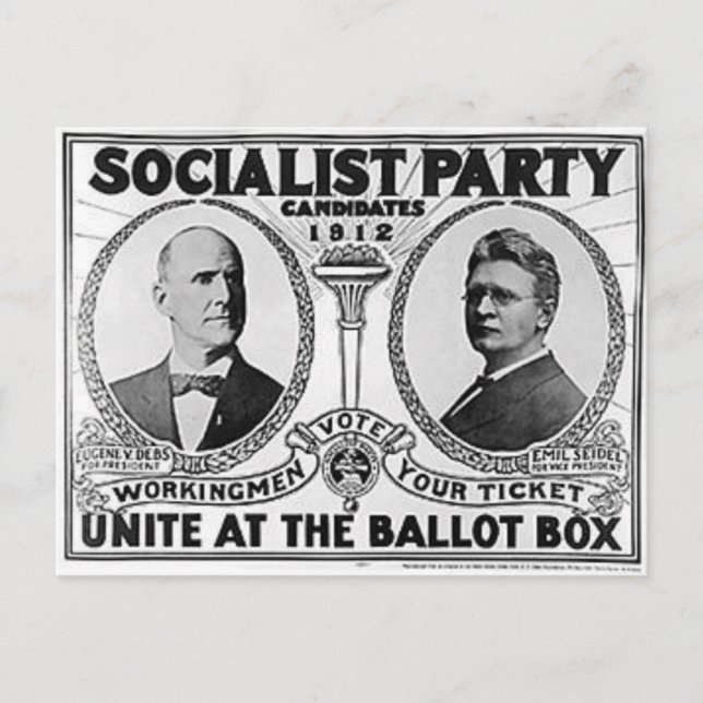 1912 Debs - Seidel Postcard (Front)