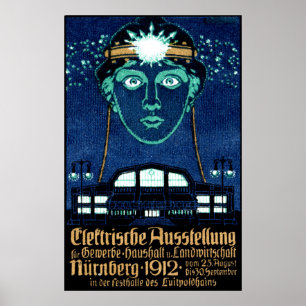 1912 Electricity Expo Poster