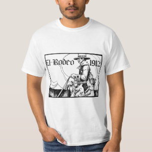 1912 Rodeo Cowboy Country western Art  T-Shirt