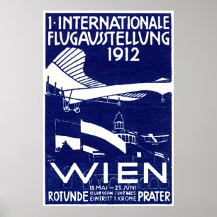 1912 Vienna Air Show Poster