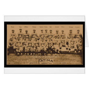 1913 Boston Red Sox Fatima Tobacco Card Print