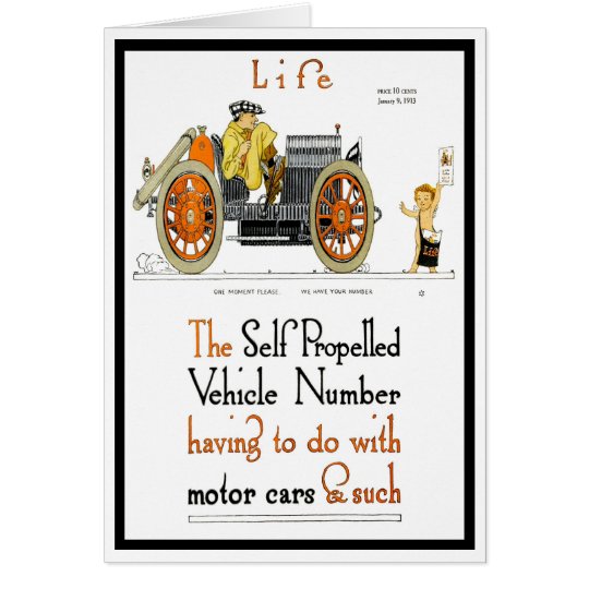 1913!!! "BOTTOMLESS CUP 'O JOE" GREETING CARD