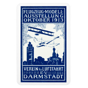 1913 Darmstadt Air Show Magnet