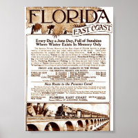 1913 Florida East Coast Railway Advert