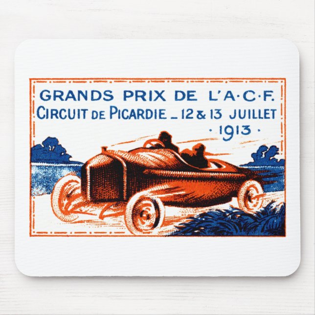 1913 Grand Prix Mouse Pad (Front)