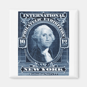 1913 New York Philatelic Exhibit Magnet
