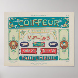 1914 Charayron Pochoir Art Ornament Pl16 Poster