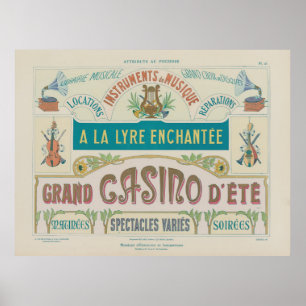 1914 Charayron Pochoir Art Ornament Pl26 Poster