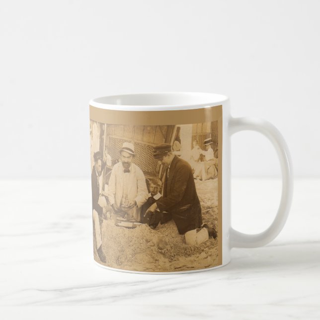 1914 fun on the beach RPPC Coffee Mug (Right)