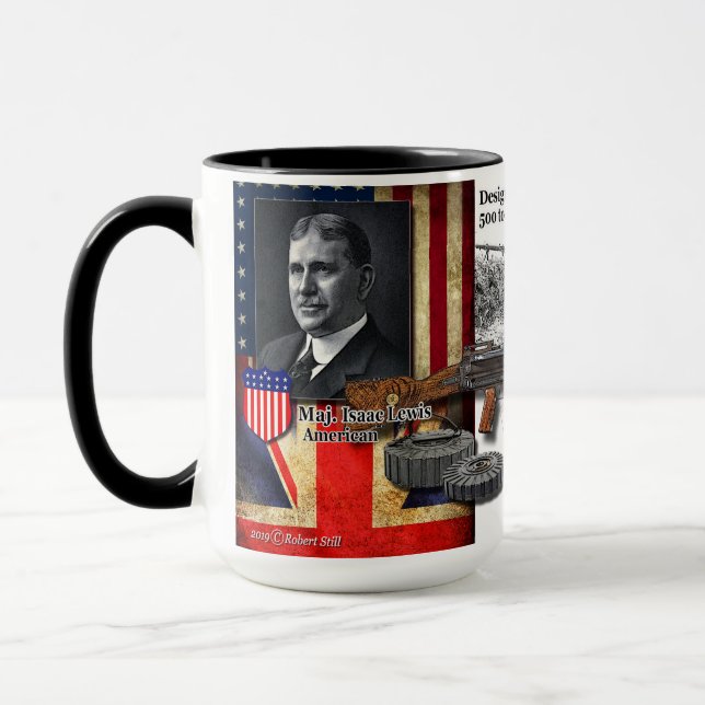 1914 Lewis Gun Coffee Mug (Left)