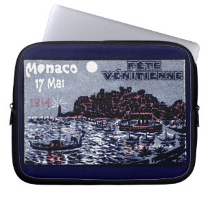 1914 Venetian Festival of Monaco Laptop Sleeve