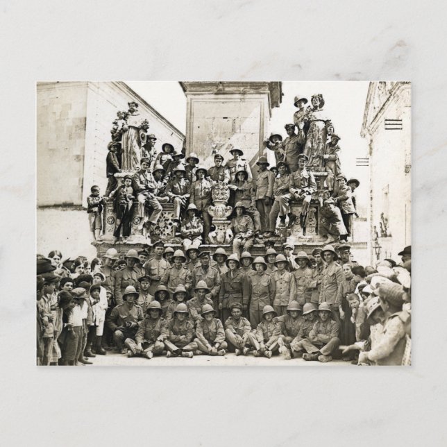 1915 British Empire Troops Postcard (Front)