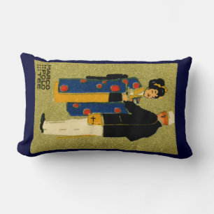 1915 Marco Polo Tea Lumbar Cushion