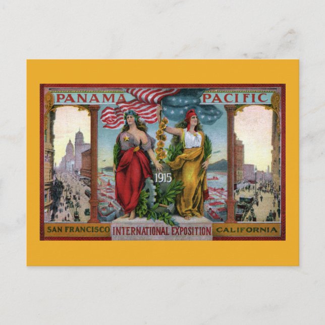 1915 Panama Pacific International Exposition Postcard (Front)
