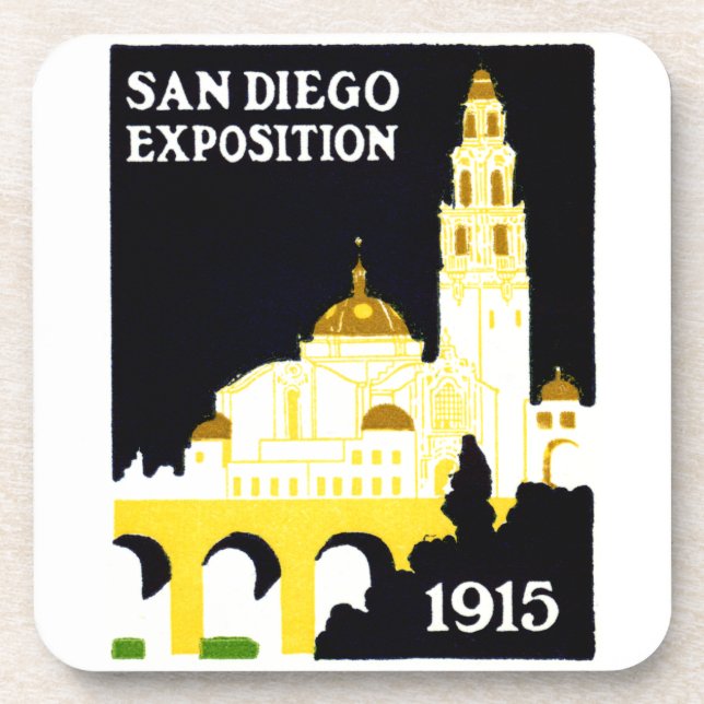 1915 San Diego Exposition Coaster (Front)