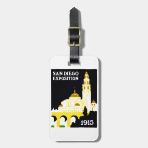 1915 San Diego Exposition Luggage Tag