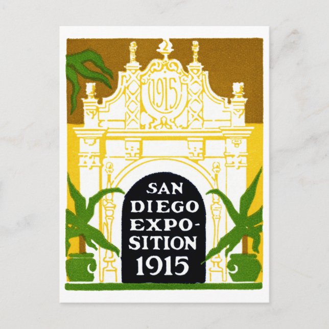 1915 San Diego Exposition Postcard (Front)