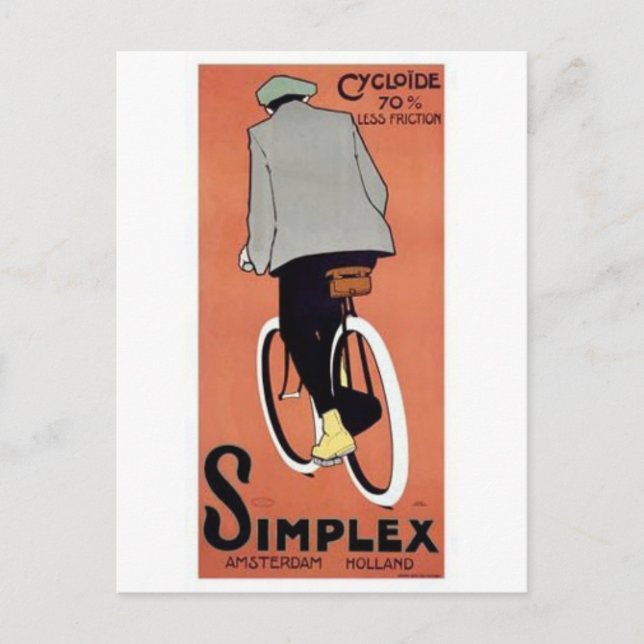 1915 Simplex Poster Postcard (Front)