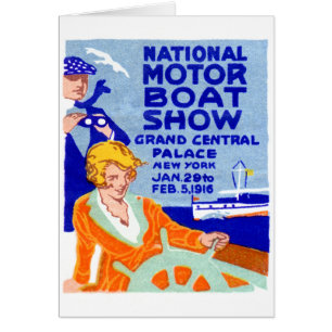 1916 Boat Show Poster