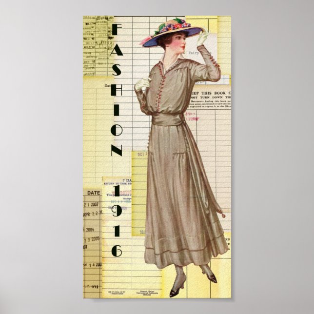 1916 Fashion Poster (Front)