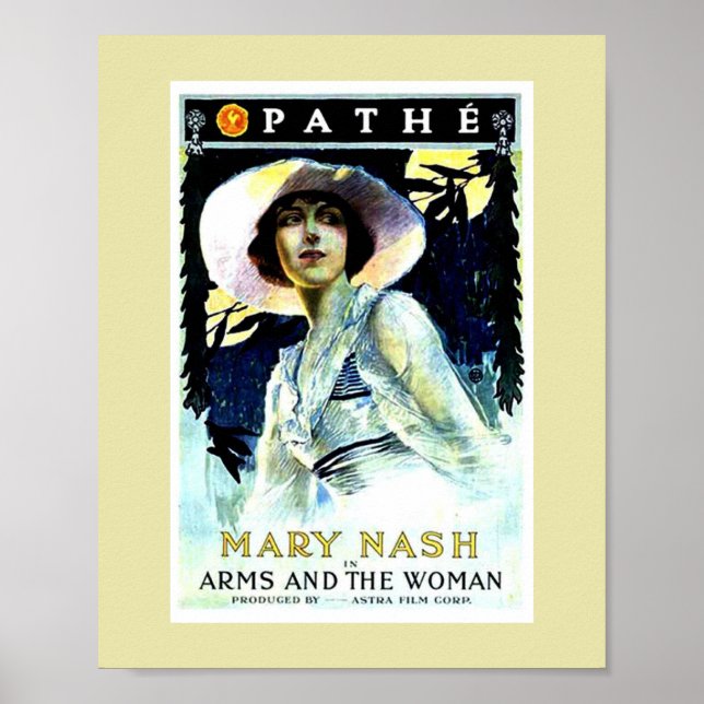 1916 Film Arms and the Woman Poster (Front)