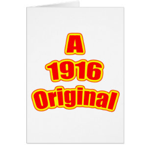 1916 Original Red