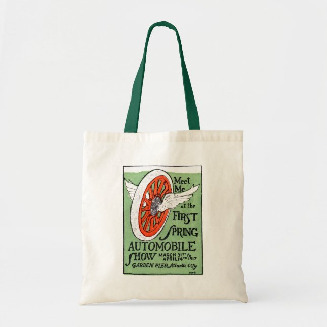 1917 New Jersey Spring Auto Show Tote Bag (Front)