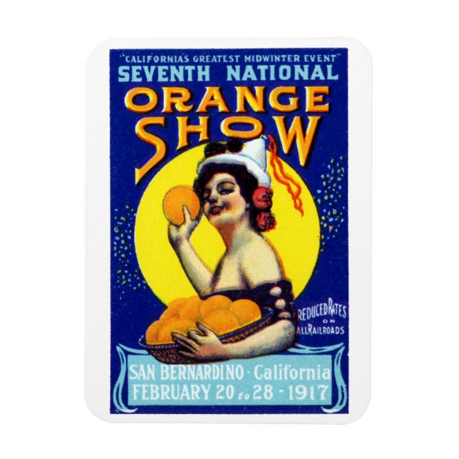 1917 San Bernardino Poster Magnet (Vertical)