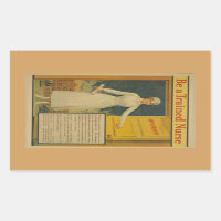 1917 WWI Poster Be A Trained Nurse -Nursing School