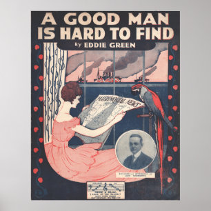 1918 A GOOD MAN IS HARD TO FIND  POSTER