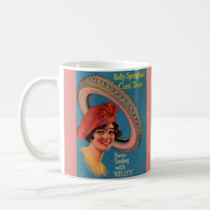 1918 Kelly Springfield tires ad Keep Smiling Coffee Mug