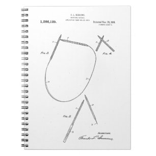 1918 Knitting Needle Patent Notebook