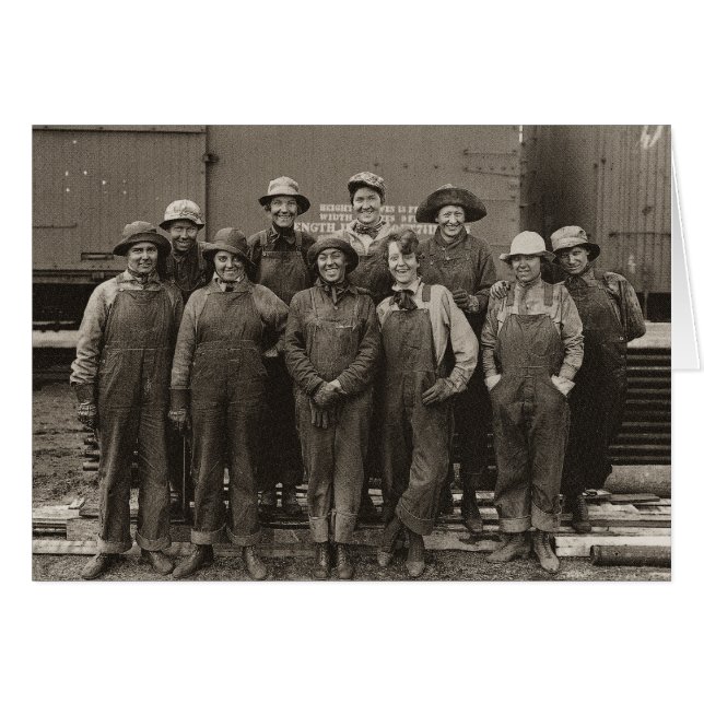 1918 Women Laborers Union Pacific Railroad (Front Horizontal)