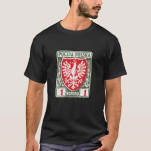 1919 1k Polish Eagle Stamp T-Shirt
