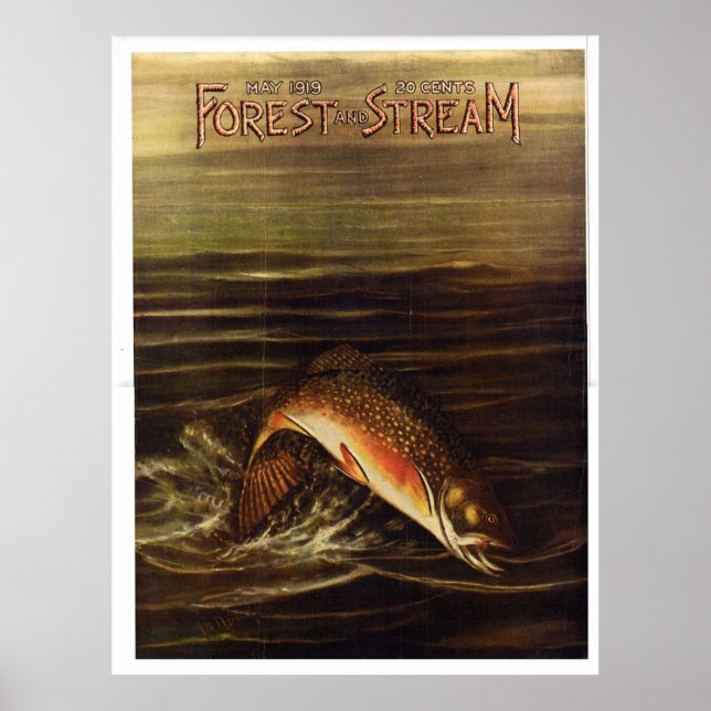 1919  Forest and Stream Poster (Front)