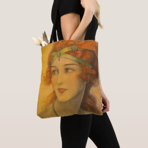 1919 gorgeous redhead tote bag
