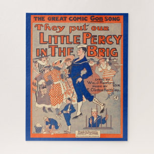 1919 They Put Our Little Percy in the Brig Jigsaw Puzzle