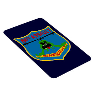 191st AHC Boomerangs Patch-only Magnet