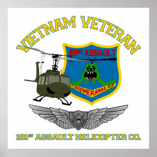 191st AHC - Crew Wings Poster