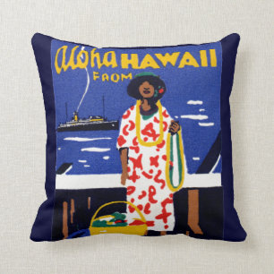 1920 Aloha from Hawaii Cushion