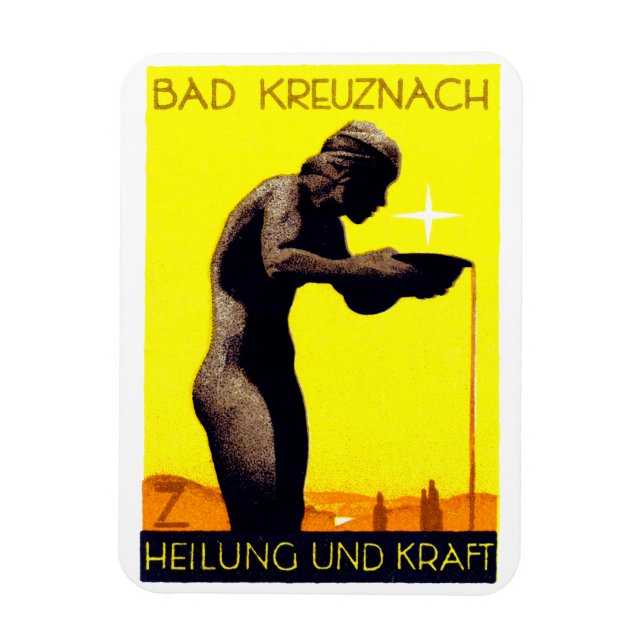 1920 Bad Kreuznach Germany Magnet (Vertical)